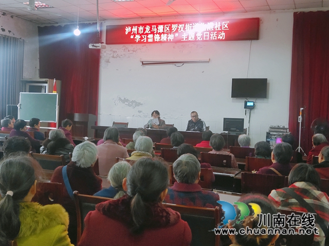 龙马潭区罗汉街道临港社区开展“学习雷锋精神”主题党日活动 (图1) 龙马潭区罗汉街道临港社区开展“学习雷锋精神”主题党日活动 (图1)