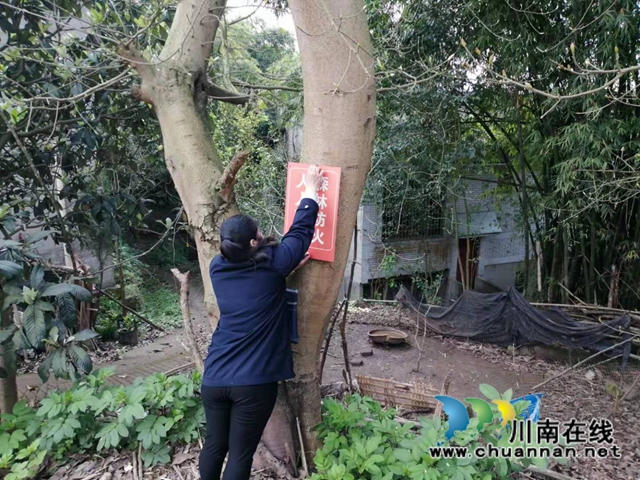 内江经开区靖民镇青冈社区开展节前消防安全宣传活动(图1)