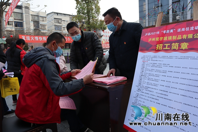 泸县云龙镇开展”送岗位下乡“专场招聘服务活动(图3)