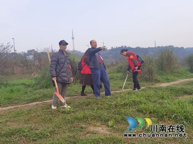 龙马潭区小市街道开展河岸清理志愿活动(图3)