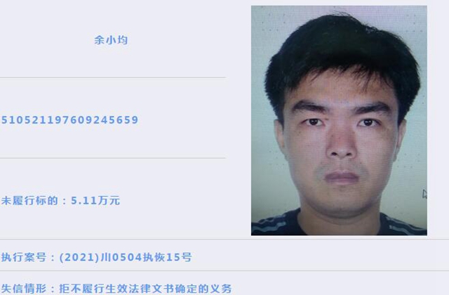 龙马潭区人民法院 | 失信被执行人曝光（2021年第1期）(图14)