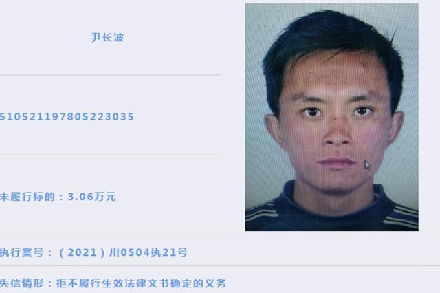 龙马潭区人民法院 | 失信被执行人曝光（2021年第1期）(图11)