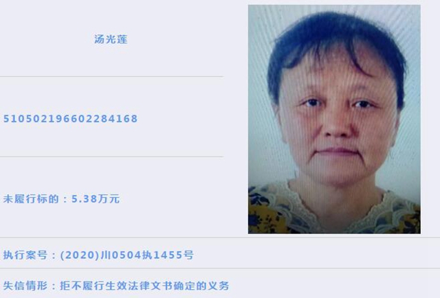 龙马潭区人民法院 | 失信被执行人曝光（2021年第1期）(图22)