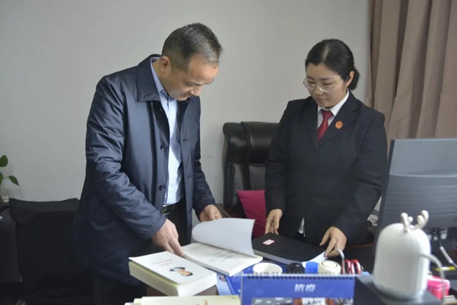 省政法队伍教育整顿第四指导组检查指导江阳法院教育整顿工作(图6)