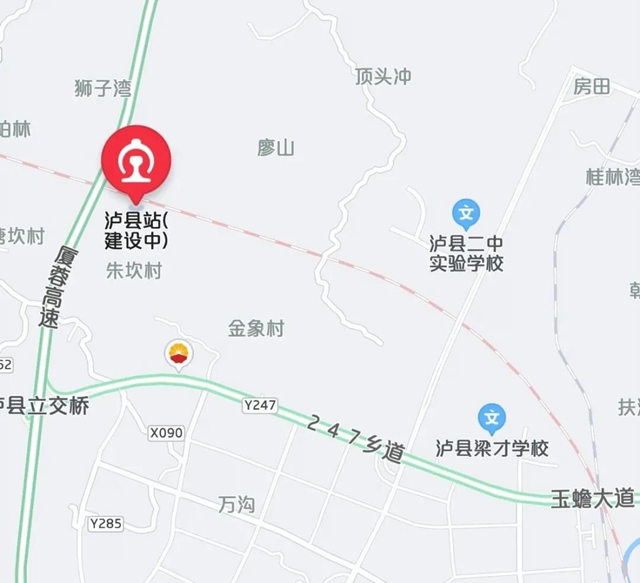 除了85分钟直达成都，泸州高铁还能去哪些地方？(图5)