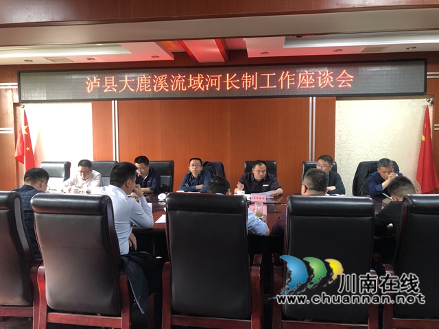 郑尚贵率队督导泸县大鹿溪流域河长制工作(图2)