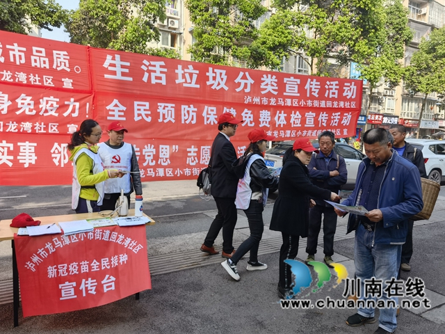 龙马潭区小市街道：全民体检政策宣传走向街头(图2)