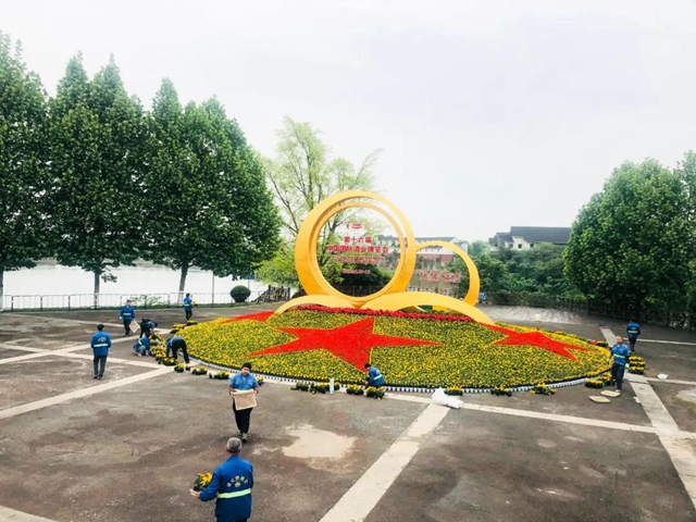 助力酒博会,100万盆鲜花妆点酒城!(图2) 助力酒博会,100万盆鲜花妆点酒城!(图2)