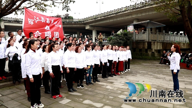 合江荔乡之声合唱团走进重庆红色教育基地(图1)