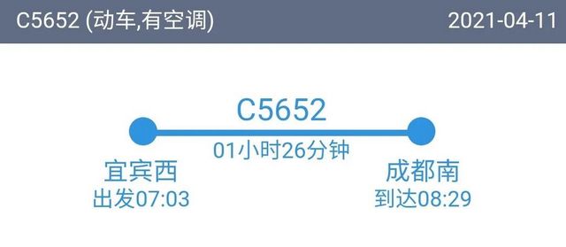 宜宾西站新增11趟列车，其中4趟环线高铁！最新时刻表……(图3)