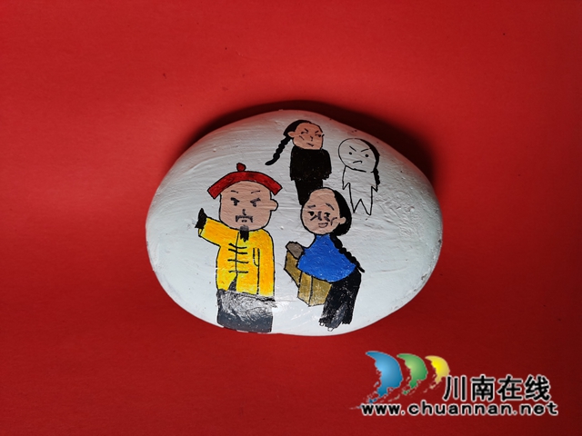 剪纸＋石绘漫画 泸县海潮镇学校“三举措”深入开展禁毒教育(图6)