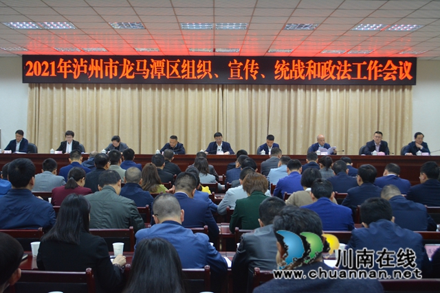 龙马潭区召开2021年统战工作会(图1)