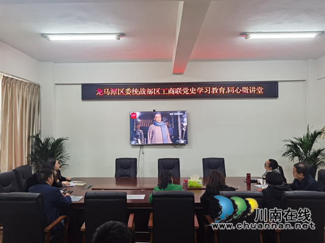 龙马潭区工商联：“六个一”扎实开展党史学习教育(图4)