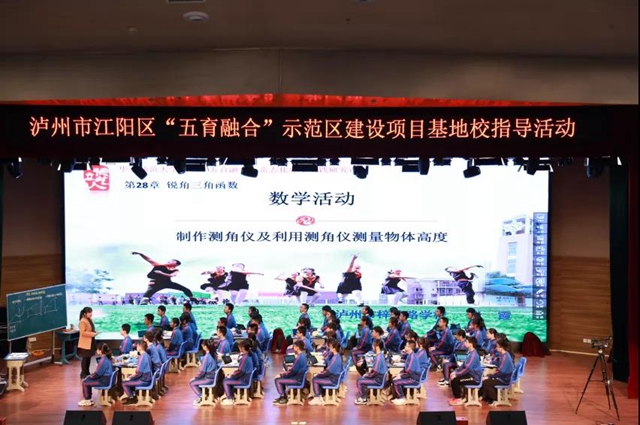 华东师大教授李政涛指导江阳区“五育融合”示范区建设项目推进工作(图5)