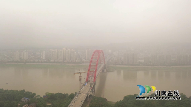最新进展!合江长江公路大桥进入收尾阶段(图5) 最新进展!合江长江公路大桥进入收尾阶段(图5)