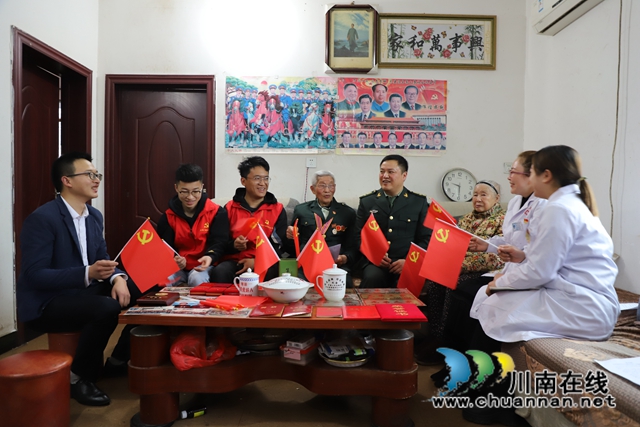 纳溪：抗美援朝老兵直播讲党史，传递浓浓爱党爱国情(图2)