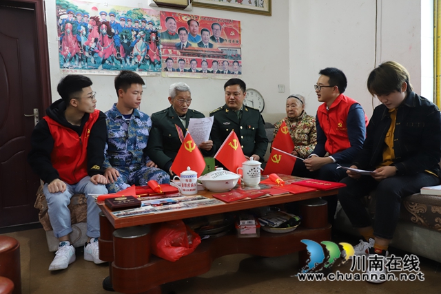 纳溪：抗美援朝老兵直播讲党史，传递浓浓爱党爱国情(图3)