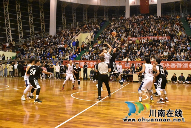 挑战地心引力，引爆篮球魅力！河南信阳师院谭山杯篮球决赛热血开展(图1)