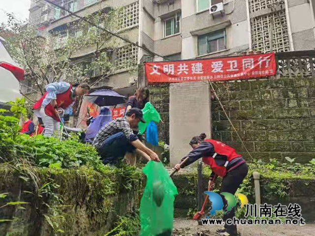 江阳区大山坪街道麻柳湾社区：助力疫情防控，携手爱卫同行(图6)
