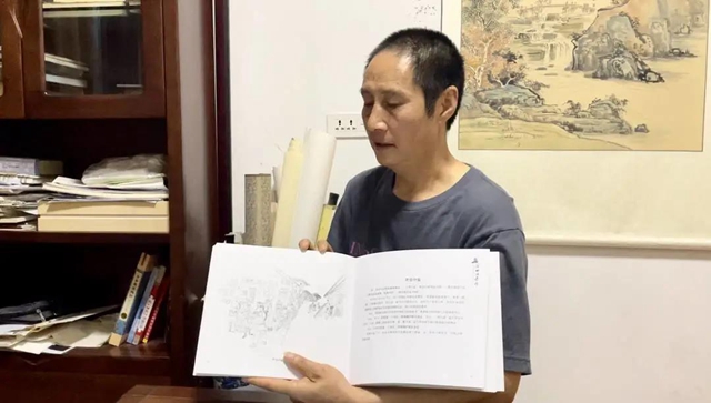 晚上卖烤鱼，白天当画家，古蔺这个男子太牛了！