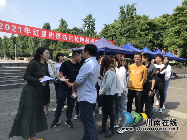 龙马潭区红星街道：“双盲”演练实打实，居安思危筑防线(图1)