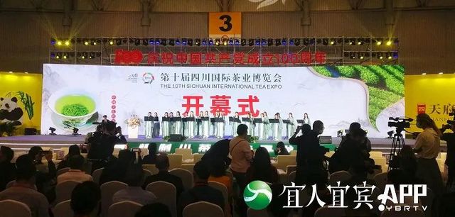 宜宾茶企组团亮相第十届茶博会(图1)