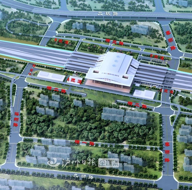 泸州高铁站规划图图片