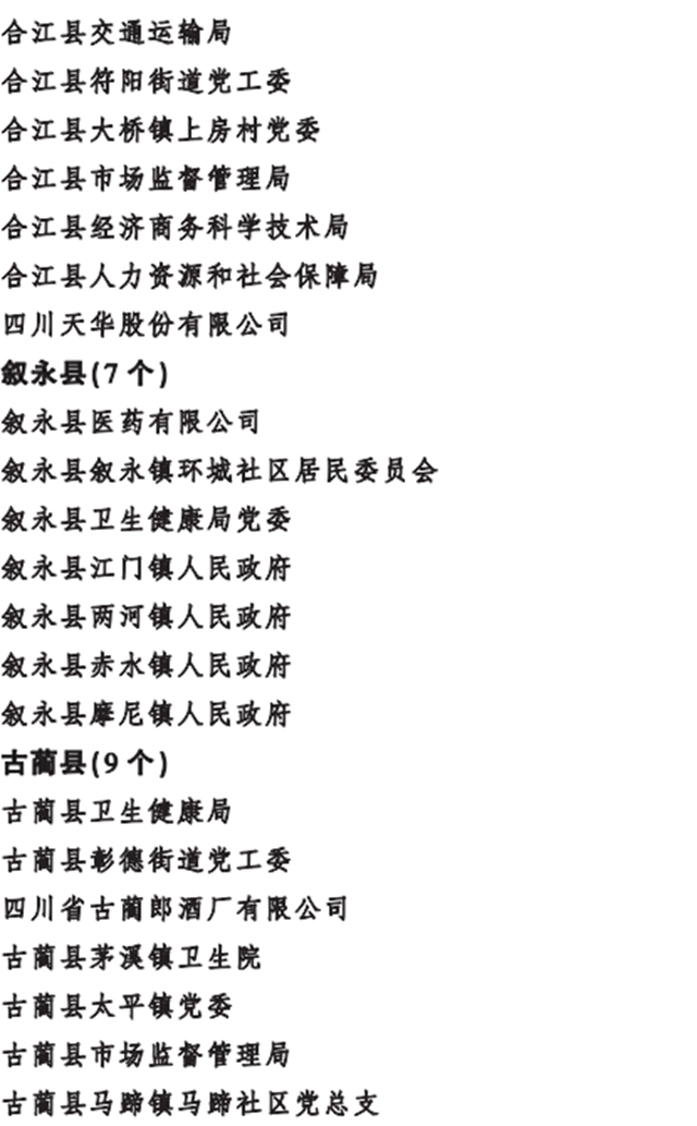 弘扬伟大抗疫精神！泸州表彰这些个人和集体(图14)