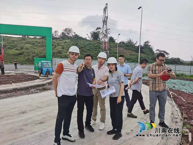 泸州市自然资源和规划局到龙马潭区指导规划建设选址工作(图1)