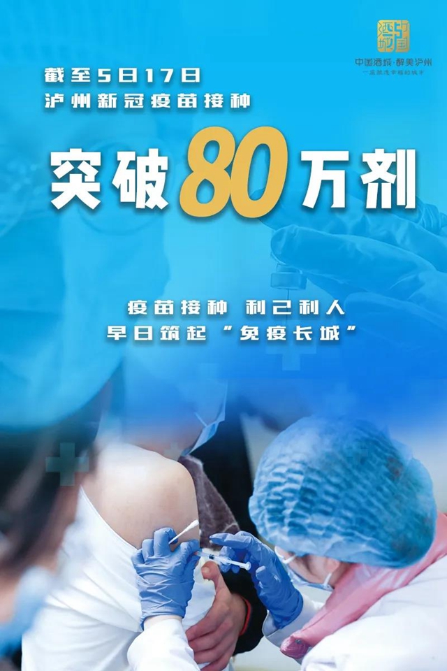 已接种80万剂丨泸州139个新冠疫苗接种点全览