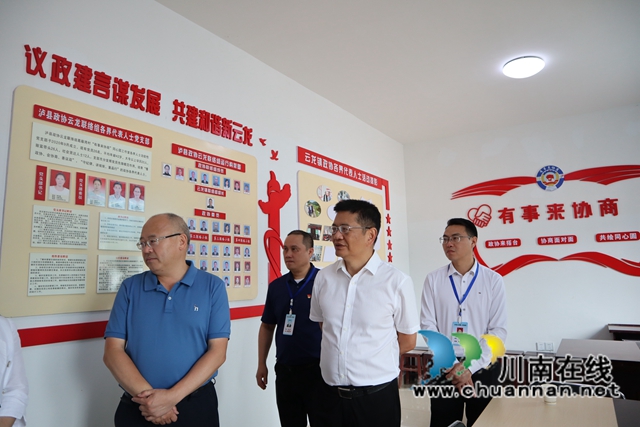 梁中元率队到泸县云龙镇调研政协“有事来协商”工作(图1)