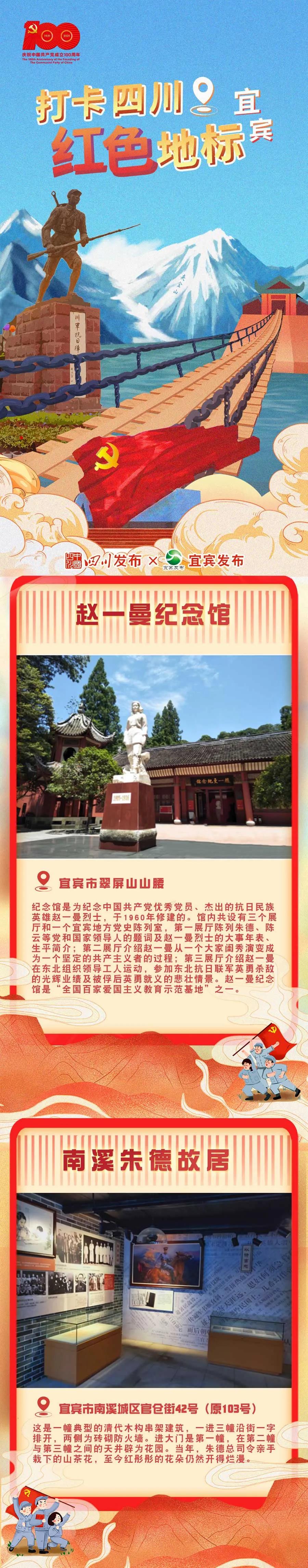 沿着这些足迹，读懂宜宾的“红色密码”！(图1)