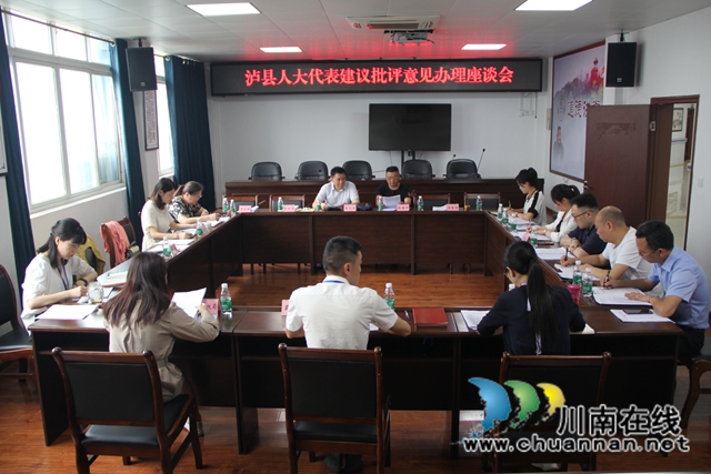泸县残联召开县人大代表建议批评意见办理座谈会(图1)