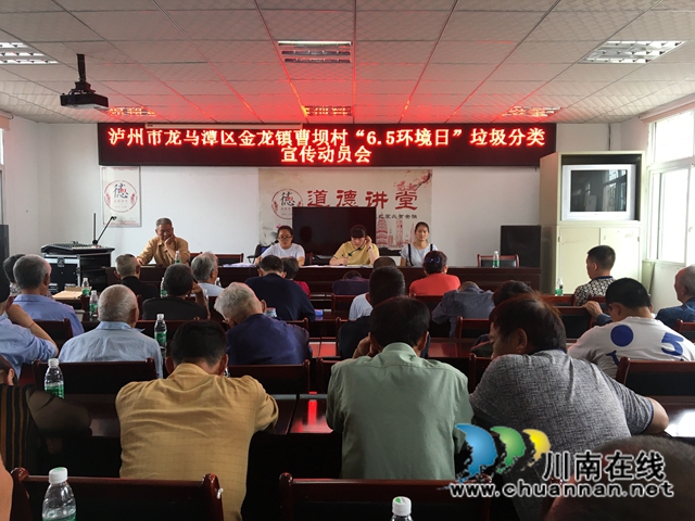 龙马潭区金龙镇开展“6.5环境日”垃圾分类宣讲活动(图1)