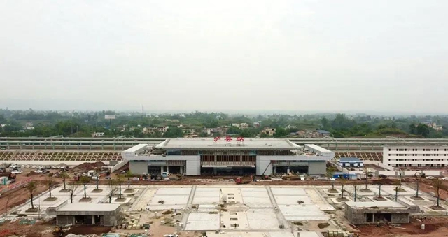 美出新高度！高铁泸州站和泸县站建成这样啦！(图11)