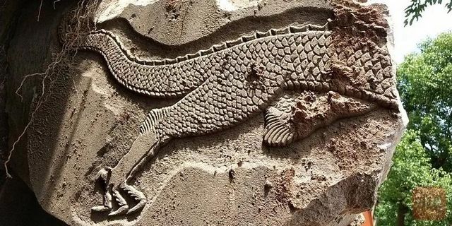 富顺一工地发现古墓！墓门雕刻非常精美(图2)