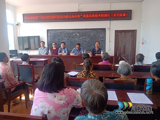 宜宾南溪区长兴镇组织开展种蚕桑实用技术培训(图1) 宜宾南溪区长兴镇组织开展种蚕桑实用技术培训(图1)