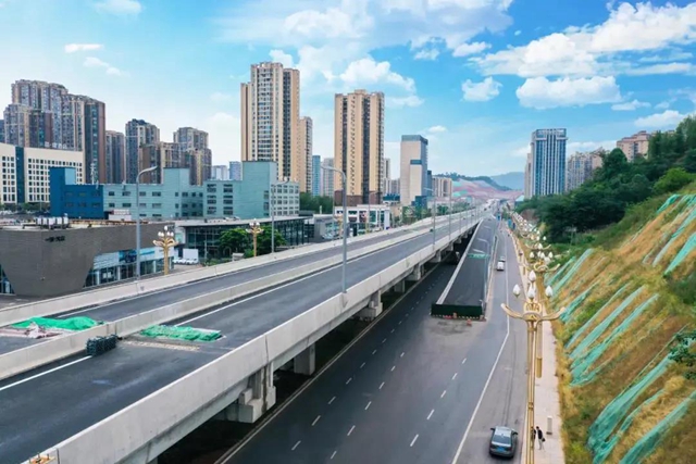 又一新地标！宜宾三江新区首座大型城市立交桥即将通车(图3)