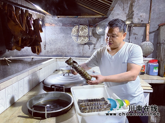 端午将到　泸县农家乐里粽子制作忙(图3)