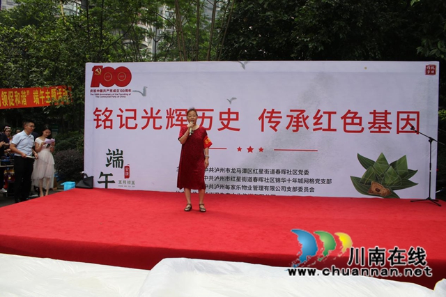 龙马潭：粽叶飘香话端午，党建引领促和谐(图2)