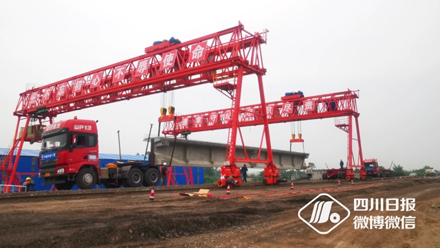 成自高铁最新进展!双高铁+高速公路成功同框!(图7) 成自高铁最新进展!双高铁+高速公路成功同框!(图7)