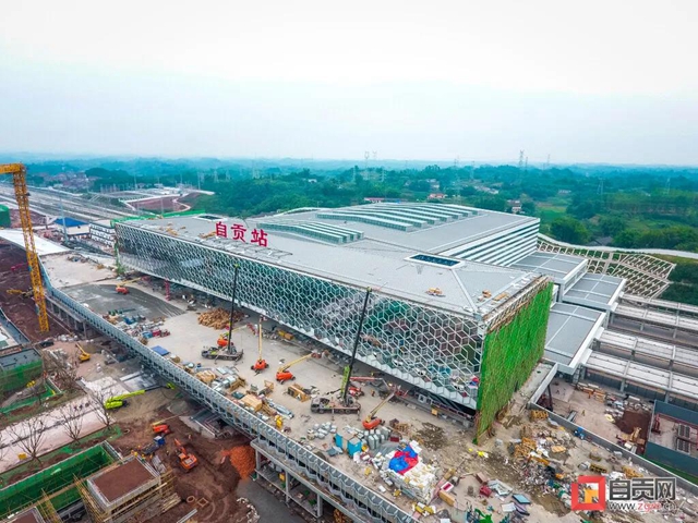 高铁自贡站真容公开!另一条到自贡的高铁也取得重大进展(图2) 高铁自贡站真容公开!另一条到自贡的高铁也取得重大进展(图2)