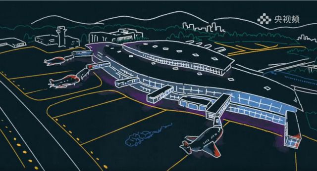 【萌萌哒】快来瞅瞅央视公益广告里面的泸州云龙机场航站楼！(图1)