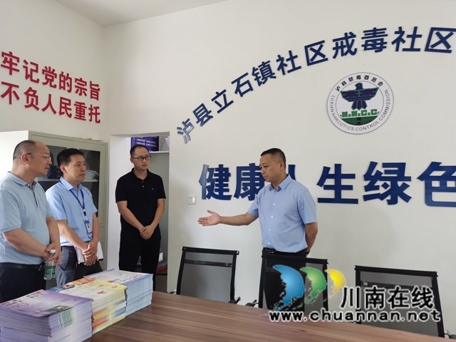 石磊到泸县立石镇督导当前重点工作并开展新任班子廉政集体谈话(图1)