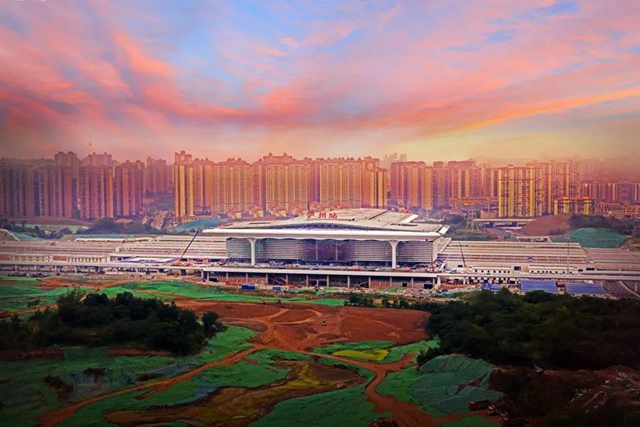 通车在即!泸州高铁站内“无缝”换乘安排上了(图1) 通车在即!泸州高铁站内“无缝”换乘安排上了(图1)