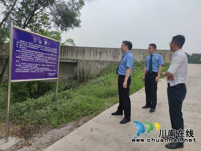 陈枫到泸县百和镇督导河长制工作(图1)