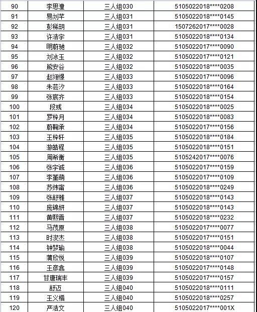 江阳区2021年主城区公办幼儿园招生编组名单公示，看看你家娃娃在哪个组(图9)