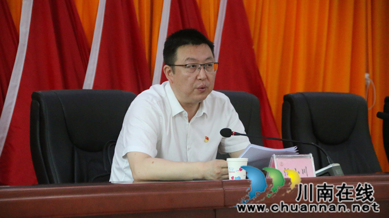 古蔺法院汪小川院长到椒园镇讲党史学习教育专题党课(图1)