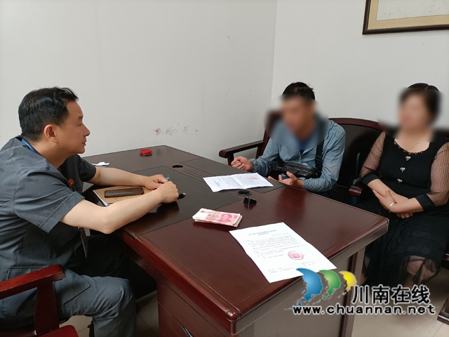 纳溪区法院：夫妻情断父女情在，法官以爱之名促履行(图1)