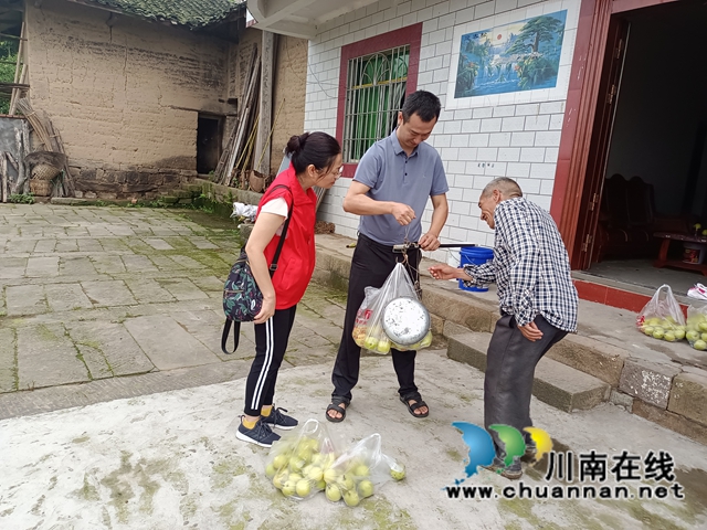 泸县自然资源和规划局助农采摘、销售“爱心果”(图2)